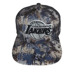 Los Angeles Lakers Camouflage Snapback Hat New Era Adjustable Cap